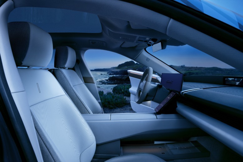 Interior of the Jaguar Type 01