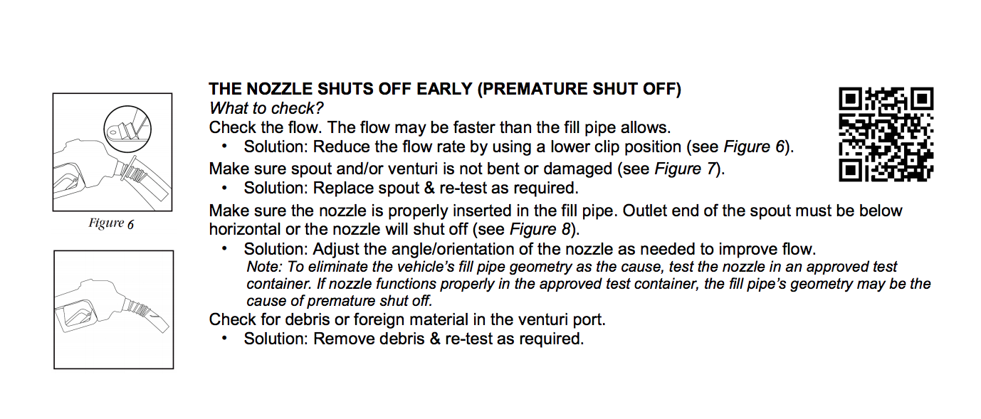 Fuel flow rate guide